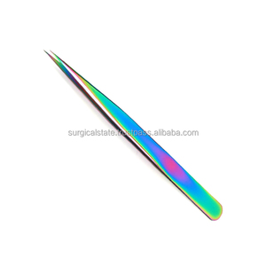 Pince à épiler à pointe en fibre d'acier inoxydable pour extensions de cils non magnétiques - Product Image 4