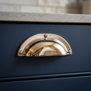 Luxury Solid Brass Drawer Pull Handle Satin Nickel Durable Kitchen Living Room Hardware Classic Design Cabinet Drawer <b>Wardrobe</b> - Product Image 1