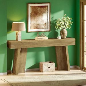 Consolle da 70,9 Pollici in Stile Rustico per Ingresso o Soggiorno, Tavolo Stretto da Posizionare Dietro il Divano - Product Image 4
