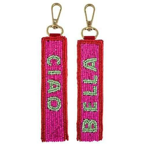 Nuevo y Elegante Llavero de Tela Clásica Personalizado con Cuentas de Iris, Ajustable, para el Día del Partido de Mardi Gras, Accesorios Personalizados - Product Image 3