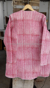 Luxurious Custom Block Printing Fabric Jackets With Cotton Quilted Button Down Front Pockets Nehru Style Women Casual Warm Coat - Product Image 3