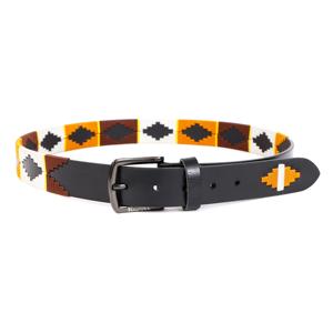 Ceinture en cuir marron brodée personnalisée 2025 pour homme et femme avec boucle en alliage – Design écologique sur mesure - Product Image 3