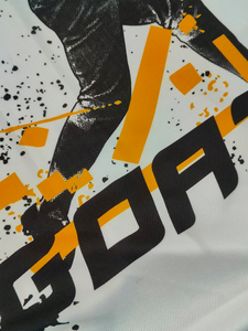 Puerto Rico Baseball Jersey Men Short Sleeve White Black <b>Gold</b> Sublimated Print <b>Button</b> Front Regular Fit All Seasons - Product Image 5