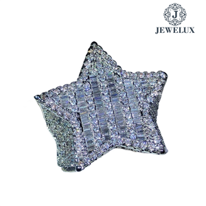 Best Quality Elegant Fashion <b>Ring</b> Unisex Luxury Jewelry IGI Certified <b>925</b> <b>Silver</b> 18K Gold Plated Wedding Engagement Gift Best - Product Image 5