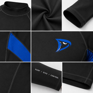 Wholesale Custom Print Breathable Polyester/Nylon Unisex Adult Jiu Jitsu MMA BJJ Rash Guard - Product Image 6