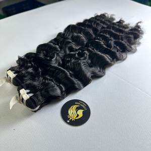 CDYHAIR Extensiones de Cabello Humano Ondulado Natural, Paquetes de Cabello Rizado Ondulado, Extensiones de Cabello Humano Virgen de Doble Trama al por Mayor - Product Image 1