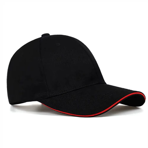หมวกแก๊ปแบบ Snapback 6 แผง สีดำล้วน ผ้าฝ้าย สวมใส่สบาย ปรับขนาดได้ สำหรับผู้ใหญ่ ใช้ได้ทุกฤดู - Product Image 3