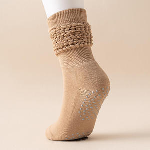 Pilates Socks for Women Header <b>Card</b> Custom Logo Breathable <b>Thick</b> Nylon/Cotton Anti-Slip Workout Dance Yoga ODM - Product Image 3