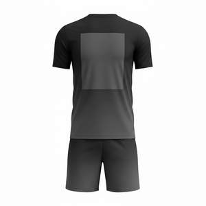 ชุดฟุตบอลแบบ unisex พร้อมกางเกงขาสั้น ชุดสองชิ้นสไตล์เซิร์ฟ ชุดฝึกซ้อมฟุตบอล แห้งเร็ว ชุดกีฬา รับผลิตตามแบบ OEM - Product Image 2