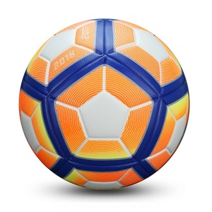 Ballons de football en cuir noir cousus main de qualité supérieure en PVC taille 5, sur mesure, pour l'entraînement sportif en équipe - Product Image 6