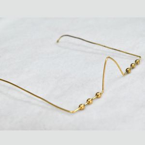 Handmade Brass Gold Plated Facelet eyewear Jewelry Set for Women Bridal Indian Necklace & Earrings Wholesale Manufacturer - Product Image 2