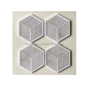 Attractive Price Classic Design Metal Coaster Premium Style Quality Wedding Table Decorative Wooden Coaster for Drinks - Product Image 5