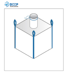 Suministro al por mayor: Bolsa FIBC duradera de 500 kg, 4*30 cm, con asa superior y fondo plano, apta para alimentos, transporte de minerales, precio de exportación. - Product Image 4