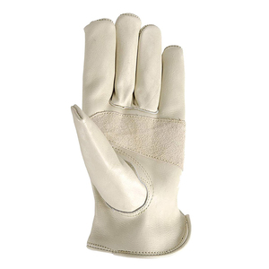 Guantes de trabajo transpirables y cómodos para la seguridad de las manos, precio al por mayor, guantes de trabajo de cuero vacuno de alta calidad para la seguridad al conducir. - Product Image 2
