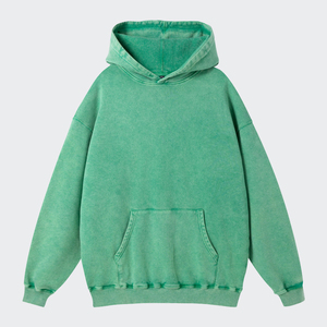 Sudaderas con Capucha Unisex de Gran Tamaño con Logotipo Personalizado OEM y ODM, Lavado a la Piedra con Efecto Desgastado por el Sol, Lavado Ácido, para Hombre y Mujer, Ropa Urbana - Product Image 2