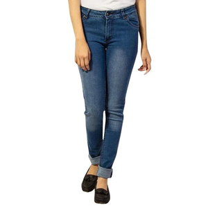 กางเกงยีนส์ลำลอง ROCKRUSH รุ่น Unisex สี Medium Wash ทรงหลวม เอวกลาง ผ้าเดนิมถัก ระบายอากาศ แห้งเร็ว กันลม พิมพ์ลายเต็มตัว - Product Image 6