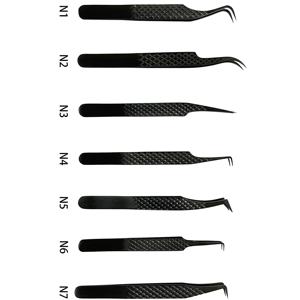 Professional Stainless Steel Tweezers Set H1 H7 D1 D8 Straight Flat Pointed Tip Cuticle Cutter Luxury <b>Nail</b> <b>Tool</b> Finger Use Adult - Product Image 4