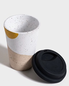 แก้วกาแฟเซรามิกสองสีความจุสูง เหมาะสำหรับเสิร์ฟกาแฟ ชา และเครื่องดื่มอื่นๆ - Product Image 5