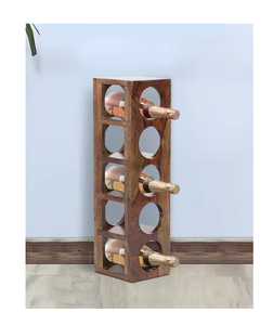 ที่วางขวดไวน์ไม้แบบมินิมอล ของตกแต่งบ้าน ที่วางไวน์ไม้ ราคาดีที่สุด - Product Image 1