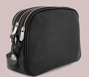 Bolso Tote de Oficina Royaa de Cuero Genuino, Bolso de Mano Casual con Asa Superior Estructurada, Bolso de Lujo Resistente al Agua con Marco Negro Vintage - Product Image 1