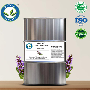 Huile Essentielle de Sauge Sclarée Biologique 100% Pure et Naturelle, Distillée à la Vapeur, Qualité Thérapeutique OBM du Madhya Pradesh - Product Image 3