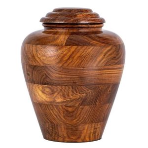 Elegant Wooden <b>Urn</b> Box Handmade Funeral Memorial Keepsake Cremation Storage Decorative Adult Human Ashes Wooden <b>Urn</b> For Sale - Product Image 1