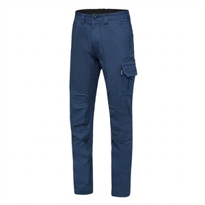 Pantalon cargo décontracté pour homme, coupe droite, avec poches fonctionnelles pour la randonnée, les voyages en plein air et le travail - Product Image 1