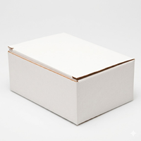 Boîte d'expédition en carton ondulé blanc |   Emballage en carton personnalisé pour l'emballage de cadeaux, le commerce électronique, le déménagement, le stockage, la livraison