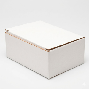 White Corrugated Shipping Mailer <b>Box</b> | Custom Cardboard Packaging Carton for Gift <b>Packing</b> Ecommerce Moving Storage Delivery <b>Box</b> - Product Image 3