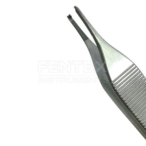 Forceps manuel ADSON en acier inoxydable allemand de qualité supérieure, à dents 1x2, marron, pour pansements, 12 cm - Product Image 3