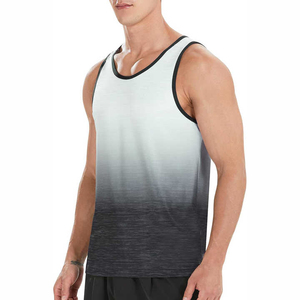 Top Selling Customized Sporty Men's Tank Tops Quick Dry Breathable Cotton 140g O-Neck Casual <b>Running</b> Gym <b>Singlet</b> Stringer Muscle - Product Image 1