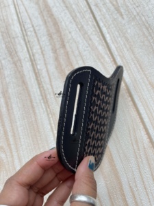 New Arrival Western Style Hand Tooled Leather Knife Cover Outdoor for Folding Knife Stylish Knife Cover - Product Image 2