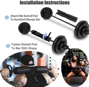 Almohadillas Ajustables y Duraderas para Barra de Pesas, Capacidad de Carga de 5 lb, Accesorios de Entrenamiento Premium de Fábrica para Uso Global - Product Image 3