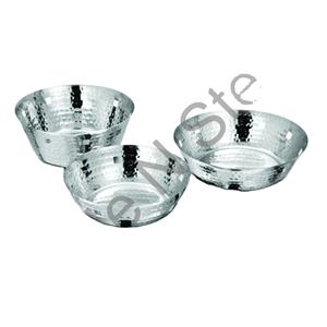 Cesta de pan redonda de Metal de escritorio con agujero cuadrado, martillo de pared individual con diseño pulido de color plateado de acero inoxidable, venta al por mayor - Product Image 1