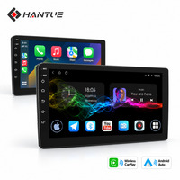 HANTUE Autoradio Android 9 pouces 1280x720 TS7 4 cœurs 4 Go de RAM avec aide au recul CarPlay sans fil Autoradio Android 9 pouces