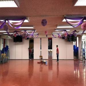 Panneaux acoustiques mobiles en MDF de 85 mm pour hôtels et bureaux, finition stratifiée, séparation des zones de réunion et de travail - Product Image 4