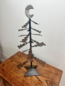 Designer Metal Christmas <b>Tree</b> Ornament Stand Perfect for Table Decor Festive Home Styling and Holiday Display From India - Product Image 4