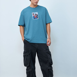 เสื้อยืดถักลำลองสำหรับผู้ชาย แขนสั้นสำหรับฤดูร้อน พิมพ์ลายแบบกำหนดเองด้วยเทคนิคการถ่ายเทความร้อน เนื้อผ้านุ่ม ระบายอากาศได้ดี เหมาะสำหรับเล่นกอล์ฟ - Product Image 4