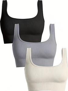 Women Fitness Sports <b>Bra</b> Lightweight Comfort <b>Stretch</b> Running Gym Workout Training Active Wear Top - Product Image 6