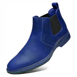 Zapatos de Cuero de Alta Calidad para Hombre, con Punta en Pico, Suaves y Cómodos, Mocasines Casuales con Cordones, Calzado Duradero para Otoño/Invierno - Product Image 3
