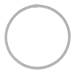 Cadena Cubana de Diamantes Cultivados en Laboratorio de Excelente Calidad, Plata de Ley 925, para Uso Diario, Disponible en Grandes Cantidades - Product Image 1