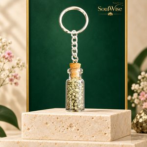 Porte-clés Bouteille à Message en Cristal Fait Main, Pendentif Métallique Étanche et Léger, Breloque Cadeau pour Sac à Dos - Product Image 2