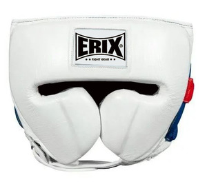 Casque de boxe en cuir de vachette de qualité supérieure 2026 avec double visière, casque de sécurité sportif pour l'entraînement, le sparring, le MMA, le Muay Thai, le kickboxing - Product Image 2