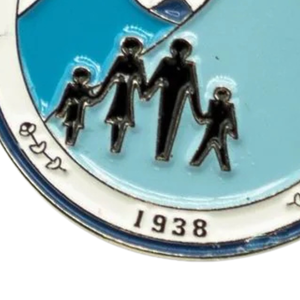 Blue Logo Metal Lapel <b>Pin</b> <b>Badge</b> for Suit Shirt Hat Backpack Uniform Event Gift and Everyday Fashion Accessory Use - Product Image 6