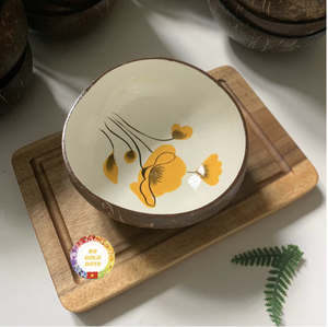 Vietnam Natural <b>Coconut</b> Bowl Artisan <b>Shell</b> Kitchen Serving Container For Smoothie Salad Rice Rustic Dining Decor - Product Image 3