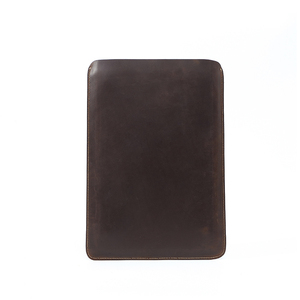 Housse pour tablette en cuir véritable, pochette pour tablette, étui de protection classique marron pour ordinateurs portables, housse pour tablette en cuir véritable - Product Image 1