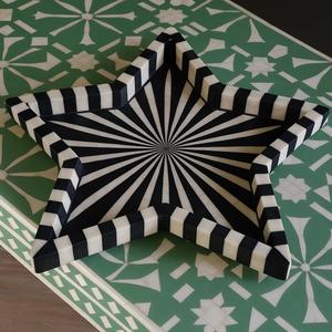 Plateau Feng Shui de Luxe Fait Main Écologique avec Incrustations en Os – Design Décoratif Élégant, Qualité Supérieure pour la Maison et la Cuisine (Idéal pour Servir) - Product Image 4