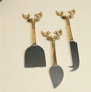 Stainless Steel & Brass <b>Cheese</b> <b>Set</b> Sustainable Brass Handle <b>Cheese</b> Knives <b>Sets</b> Spreader <b>Cheese</b> Knife <b>Set</b> Brass <b>Cheese</b> <b>Sets</b> - Product Image 6