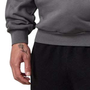 <b>Mens</b> Charcoal <b>Grey</b> Pullover Hoodie Casual Lightweight <b>Sweatshirt</b> Long Sleeve Athletic Gymwear Fashion Hoodie - Product Image 6