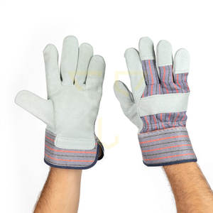 Cómodos guantes de trabajo antideslizantes Diseño de logotipo personalizable Hecho en Pakistán-para protección de manos y brazos - Product Image 3